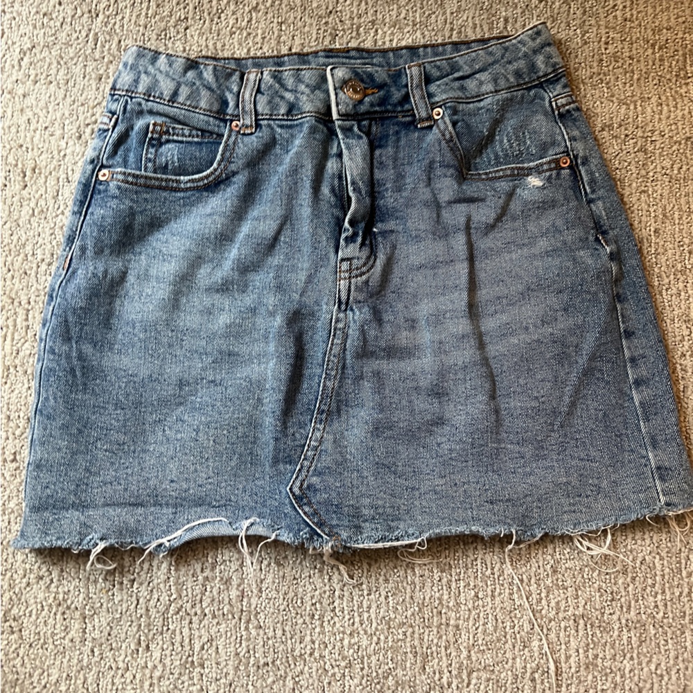 Wild Fable Blue Mini Pencil Skirt Casual